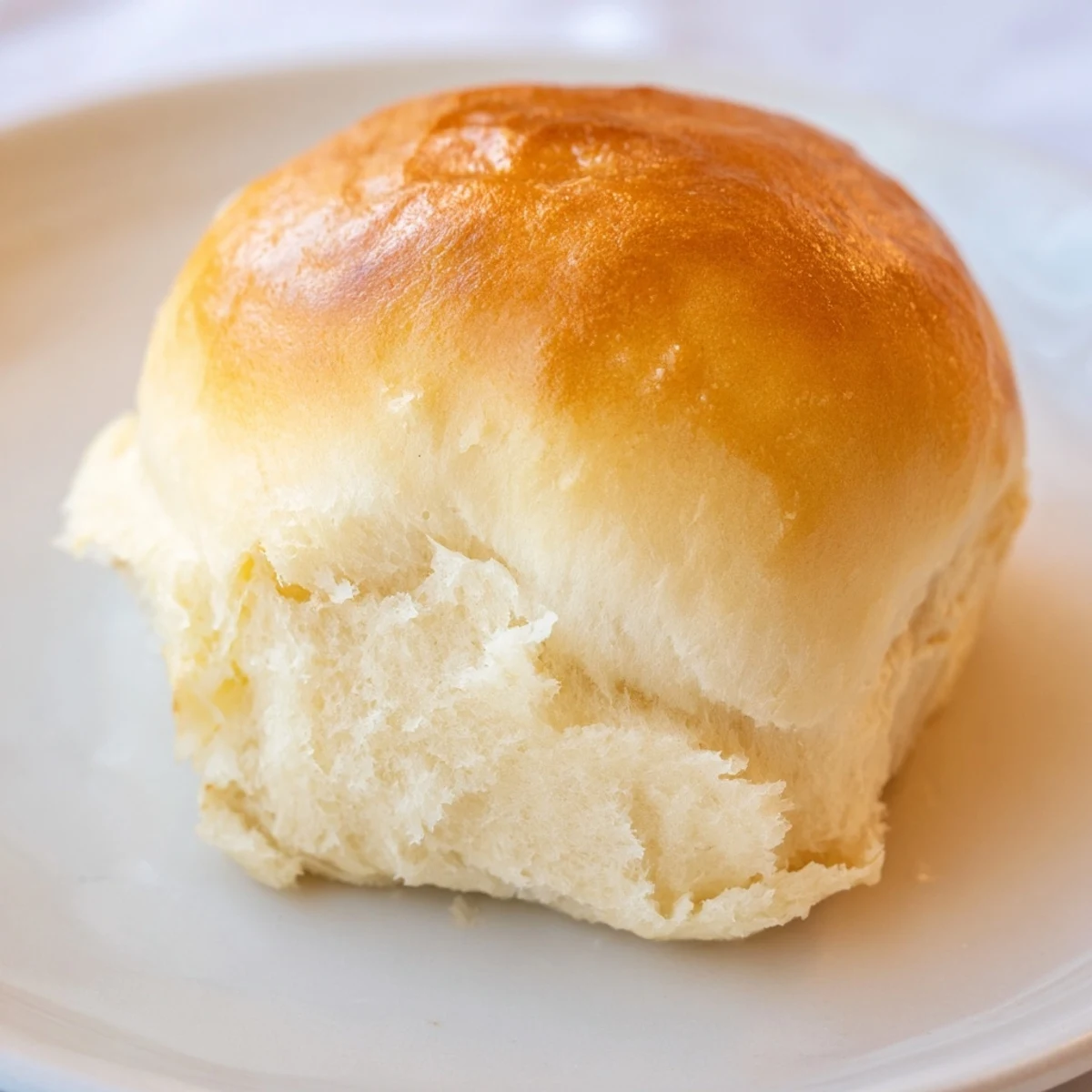 Warm, golden, Quick-Rise Dinner Rolls, fresh from the oven, ready to be slathered with butter.