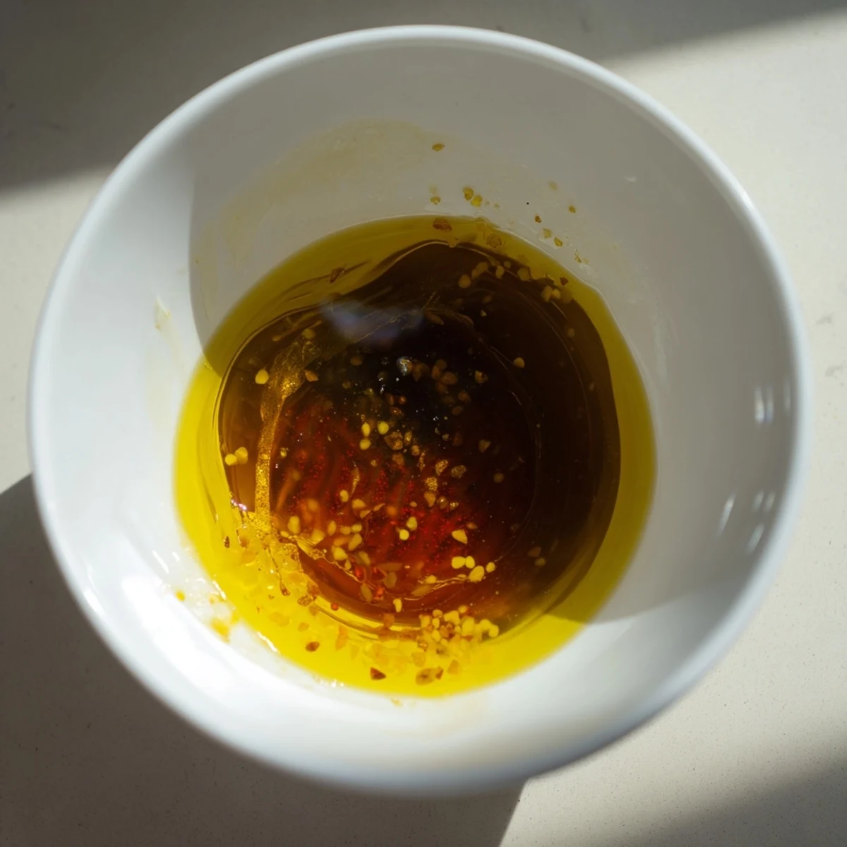 Vibrant image: Simple Honey Vinaigrette Salad Dressing drizzled over a fresh, colorful salad, inviting you to enjoy.