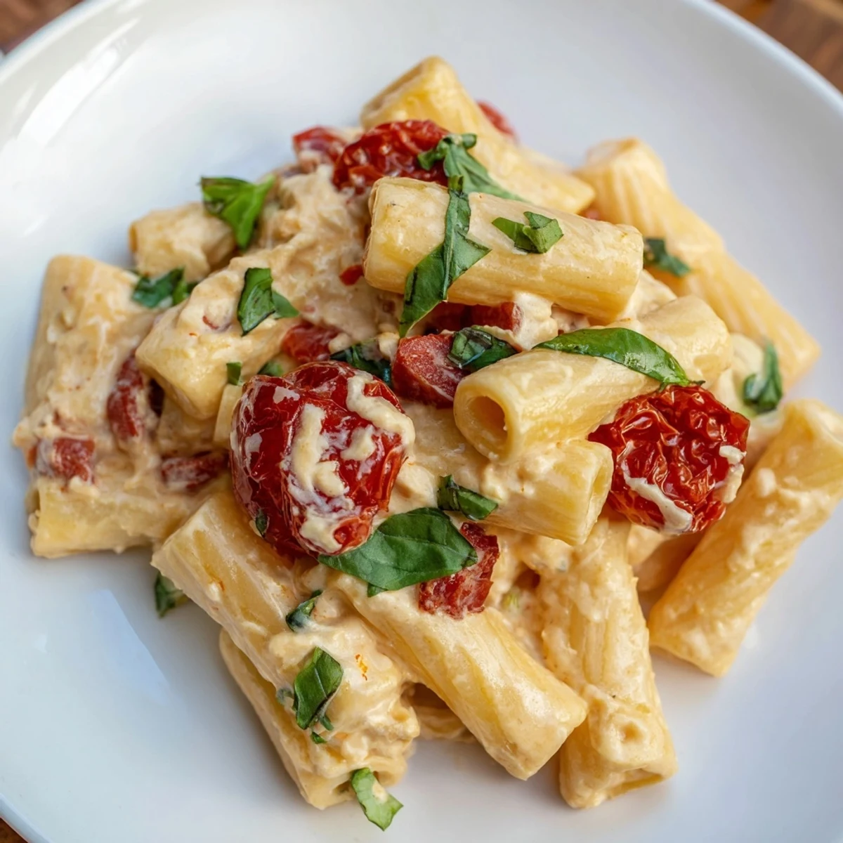 Savory baked feta pasta with tangy cranberries, a vibrant and easy Mediterranean-inspired dish.