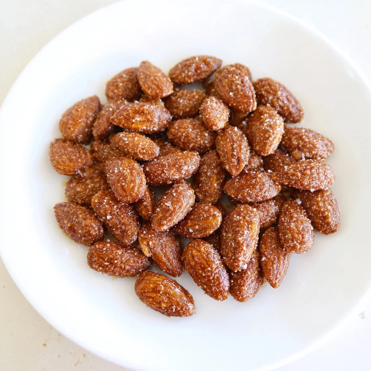 Golden, cinnamon-roasted almonds offer a sweet, crunchy bite, perfect for gifting or casual snacking.
