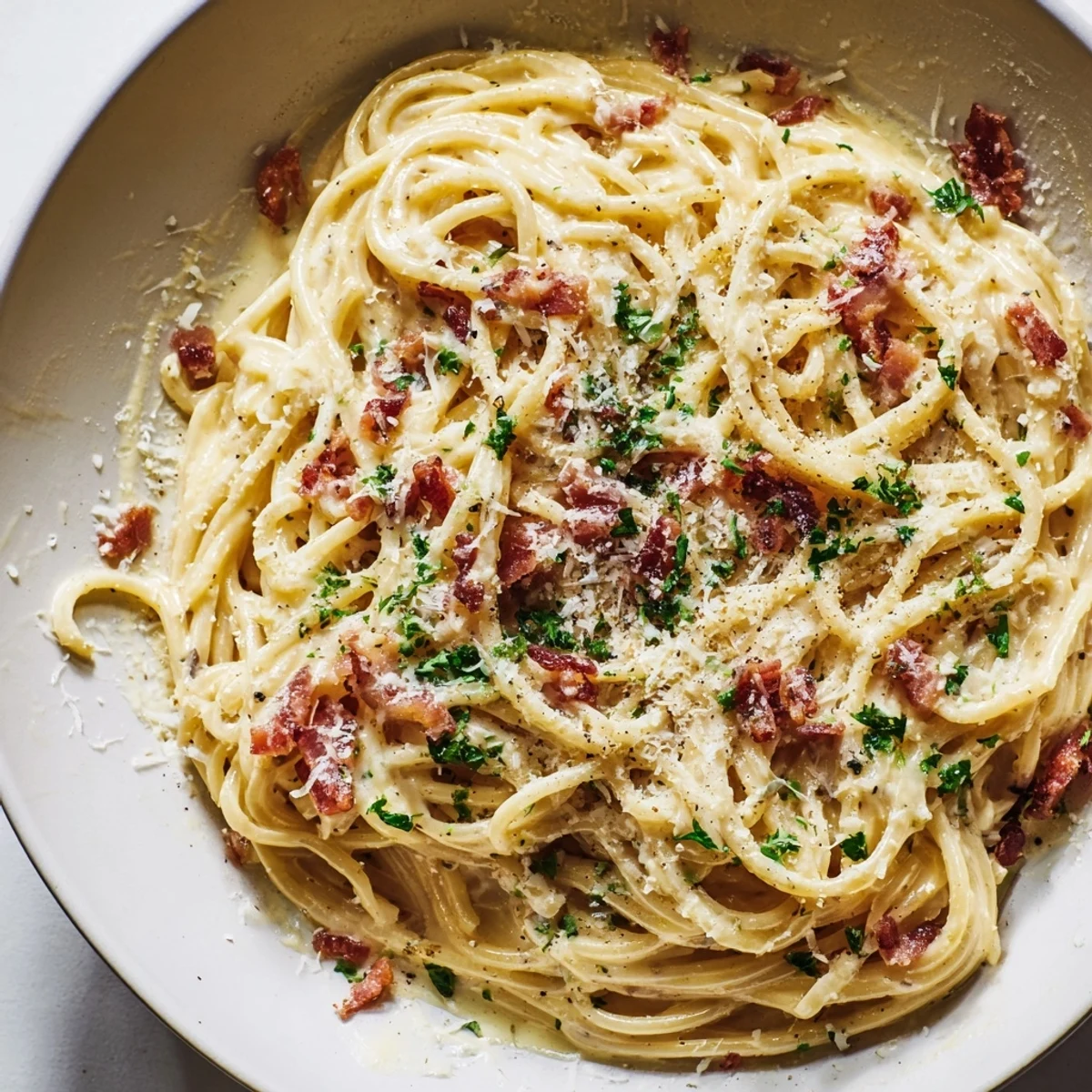 Indulge in a bowl of this delicious Ramen Carbonara Hack: easy fusion with bacon that's ready in minutes.