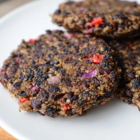 Hearty Black Bean Burgers