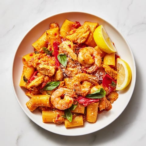 One-Pot Diavola Pasta Shrimp