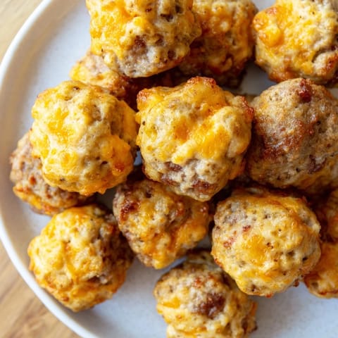Chicken Sausage Bisquick Balls