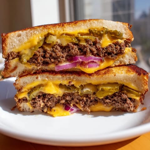 Smashed Burger Grilled Cheese