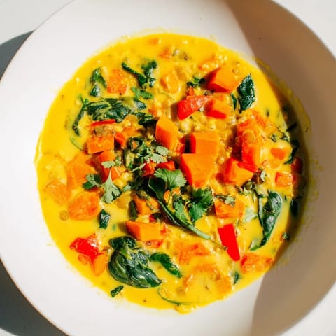 Lentil Red Curry Soup