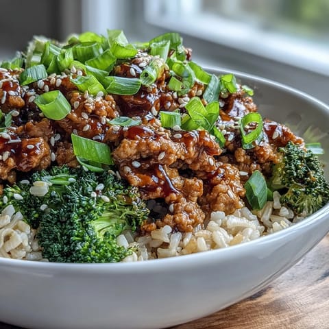 Sweet and Spicy Turkey Broccoli Bowls