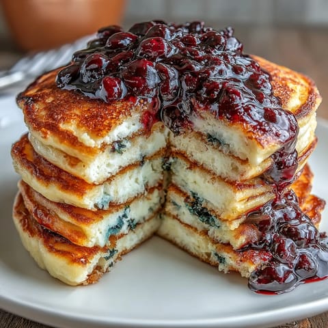 High-Protein Greek Yogurt Pancakes