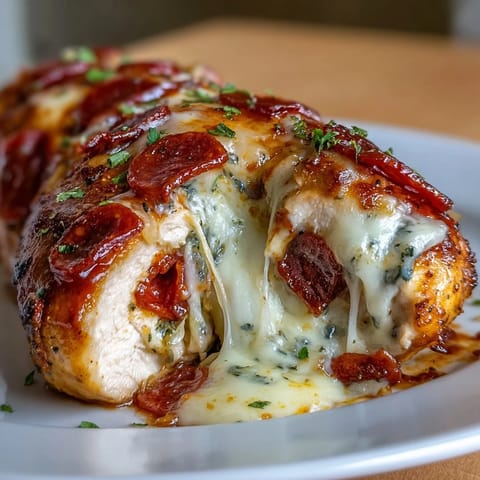5-Ingredient Keto Pizza Chicken