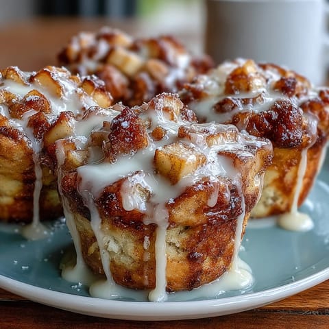 Apple Fritter Muffins