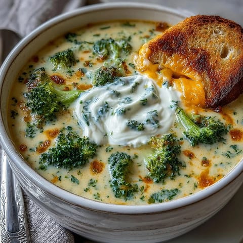 Creamy Broccoli Cheddar Soup