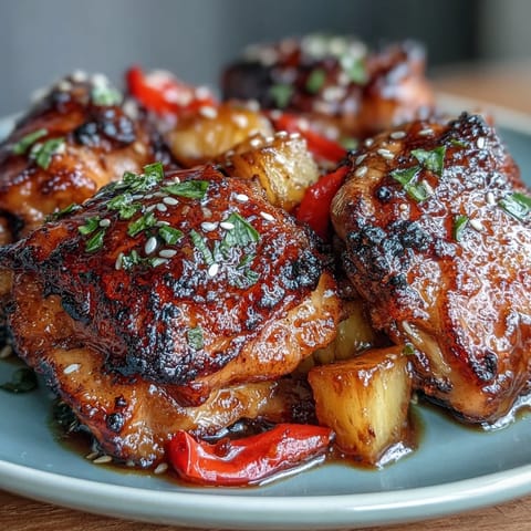 Sticky Honey Garlic Chicken