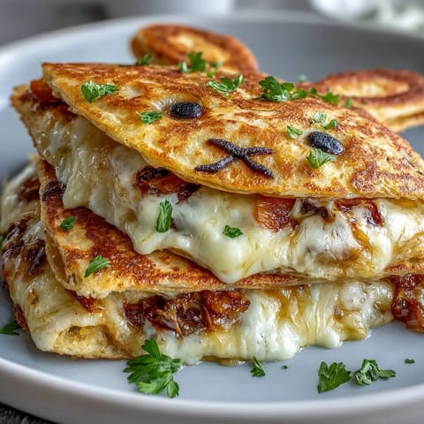 Cute bunny-shaped quesadillas filled with melted cheddar and mozzarella, bell peppers, and sweet corn, baked until golden and crispy.
