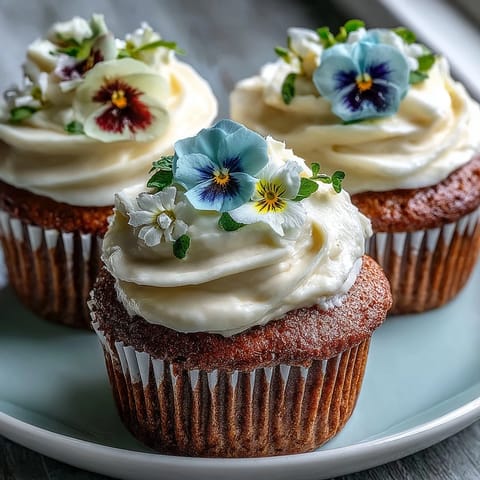 Baby in Bloom Cupcakes with Edible Flower Toppers: Soft vanilla cupcakes topped with silky buttercream and delicate edible blooms, perfect for springtime baby showers.