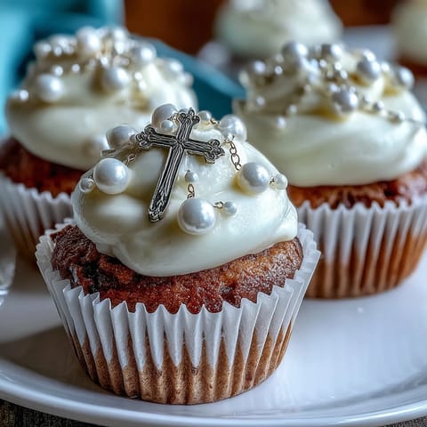 Mini First Communion Cupcakes