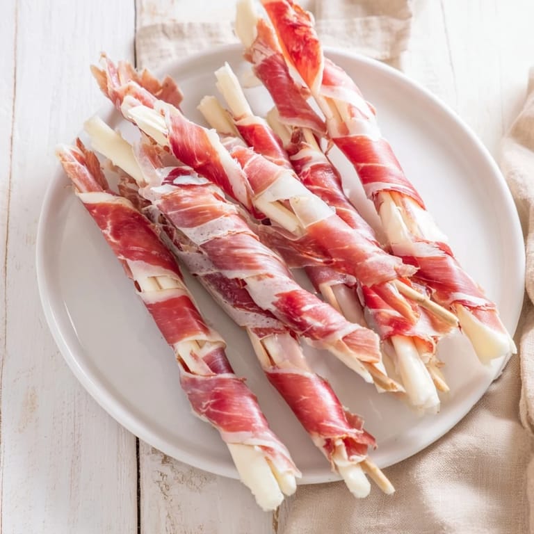 Tightly braided The Nautical Knot recipe; imagine the salty prosciutto and string cheese ready to serve.