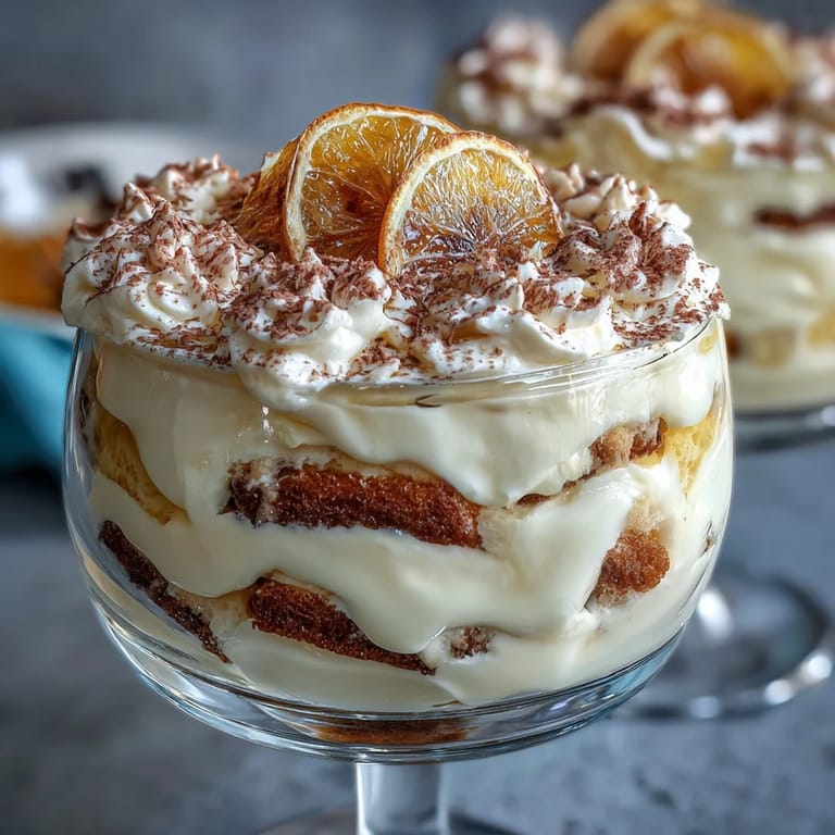 Refreshing limoncello tiramisu cups featuring delicate ladyfingers and citrus-mascarpone cream