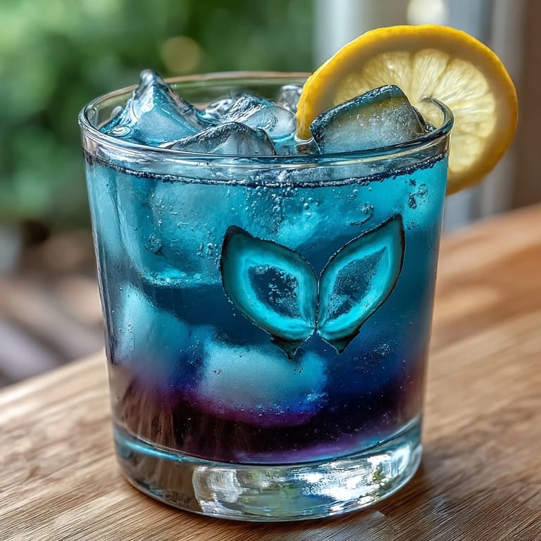 Watch the magic of butterfly pea flower lemonade as it transforms from deep blue to bright purple when lemon juice is added, creating a stunning party drink.