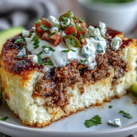 Fluffy cloud bread tacos filled with savory ground beef and fresh pico de gallo, perfect for gluten-free taco night.  