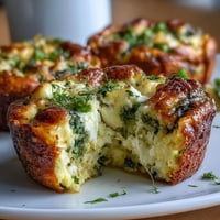 Fluffy spring frittata muffins baked with fresh asparagus, peas, and spinach—ideal for healthy breakfasts.  